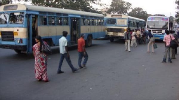 Bagalur Cross Bus Stop in Bengaluru